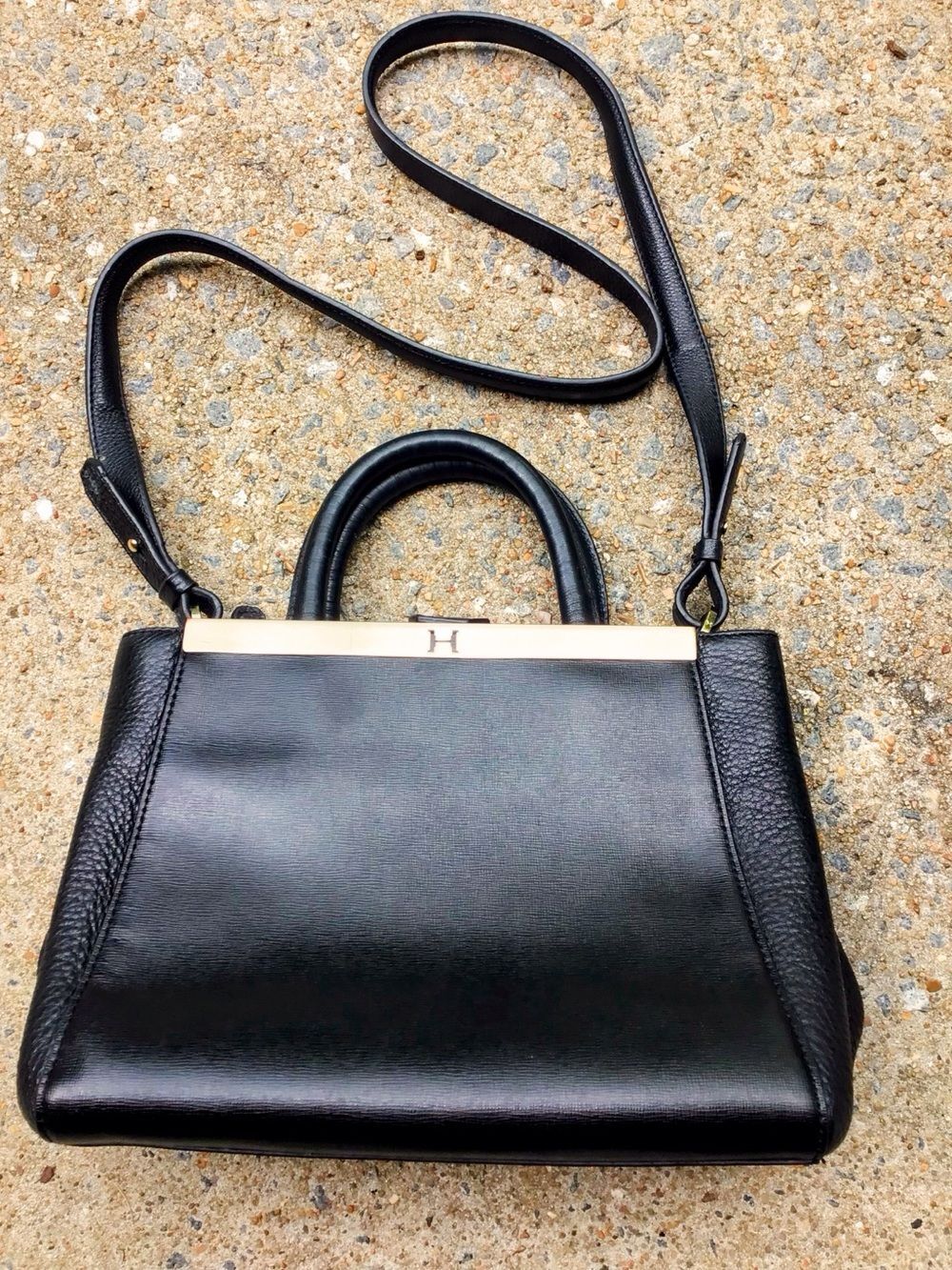 Halston Heritage Handbag with Crossbody Strap